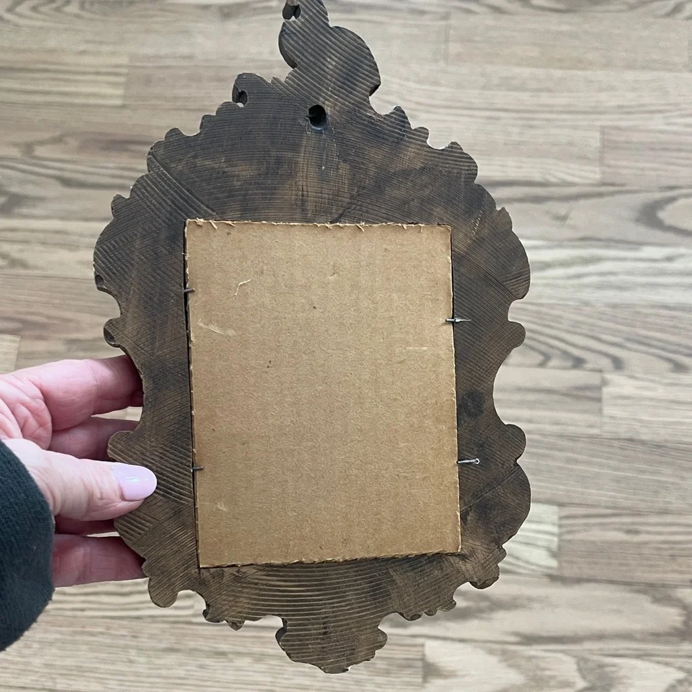 Ornate Brown Decorative Wall Mirror - Vintage Style